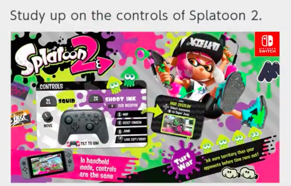 Nintendo Switch Splatoon 2 Testfire beta lisätietoja