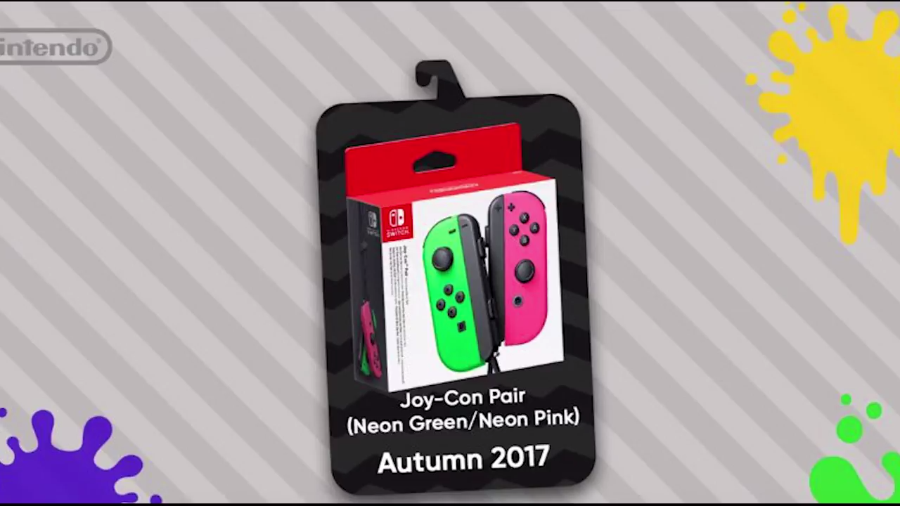 Neon-Green & Neon-Pink Joy-Con